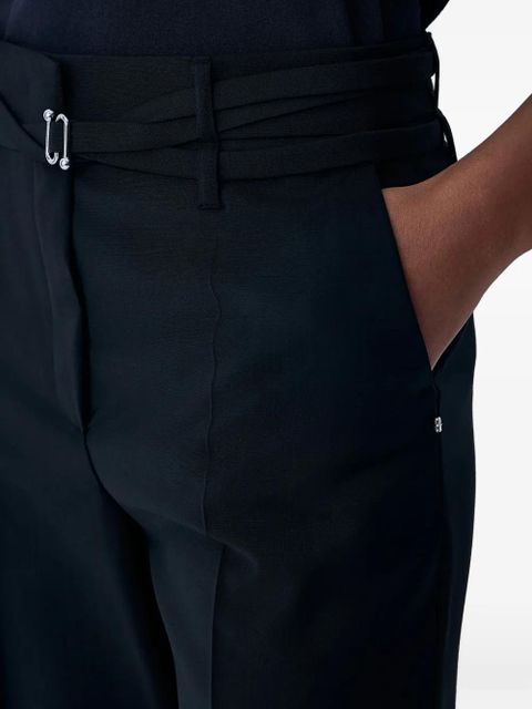 Sportmax high-rise wide-leg trousers - Black