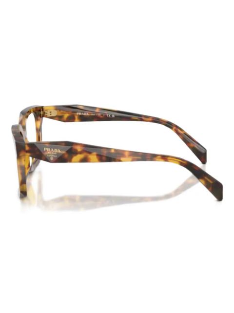 Prada Eyewear square-frame glasses - Brown - zdjęcie produktu nr 2
