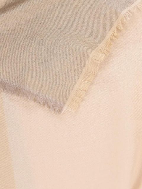 Loro Piana Quadrilateral of Silence fringed scarf - Neutrals - zdjęcie produktu nr 2