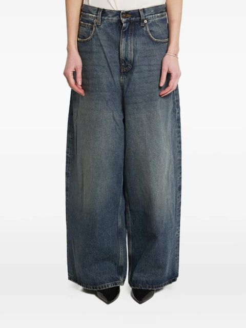 Balenciaga low-rise cotton baggy jeans - Blue - zdjęcie produktu nr 1