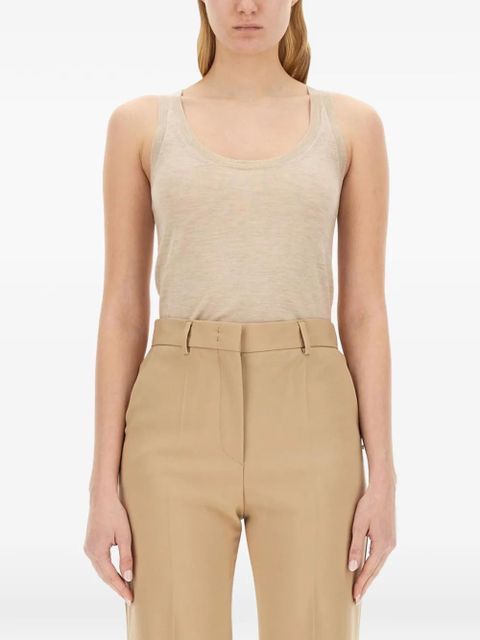 Max Mara racerback tank top - Neutrals - zdjęcie produktu nr 1