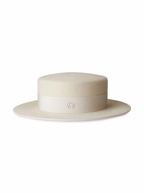 Maison Michel Kiki waterproof canotier hat - Neutrals - zdjęcie produktu nr 1