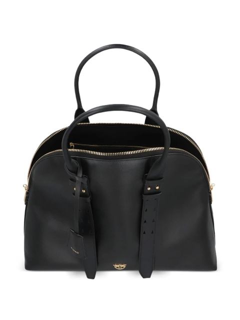 PINKO maxi Escape leather tote bag - Black