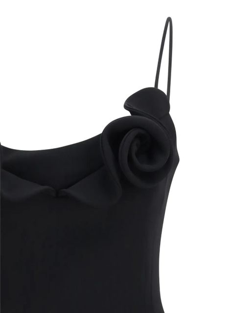 Magda Butrym rosette-detail mini dress - Black