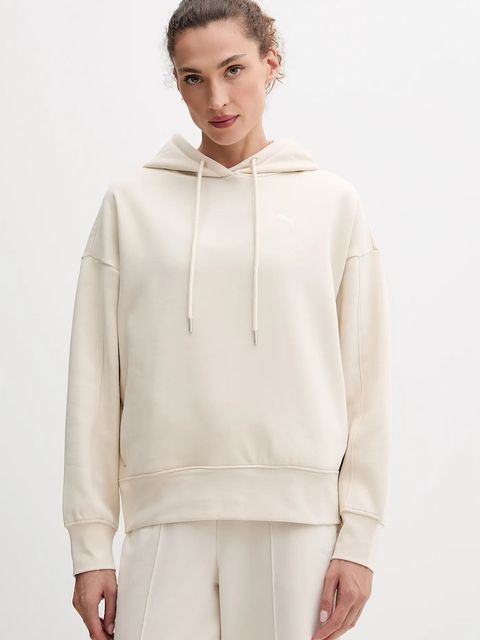 Puma bluza damska kolor beżowy z kapturem 688151 - zdjęcie produktu nr 1