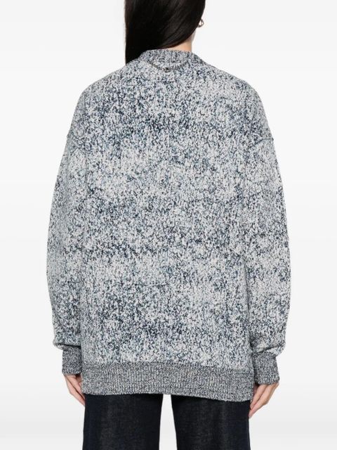 Rabanne V-neck button-front cardigan - Blue