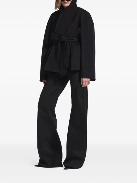Balenciaga belted wrapped jacket - Black - zdjęcie produktu nr 2