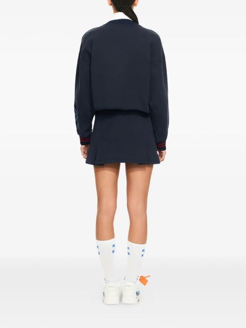 Off-White Royal patch mini skirt - Blue