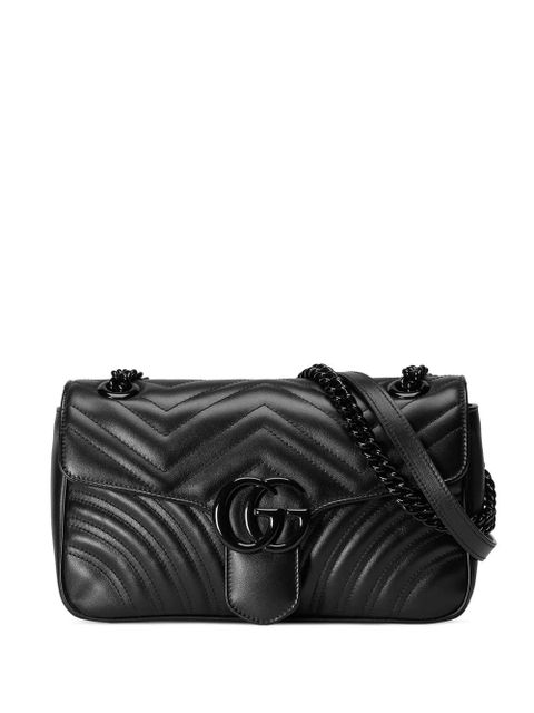 Gucci GG-Marmont shoulder bag - Black - zdjęcie produktu nr 1