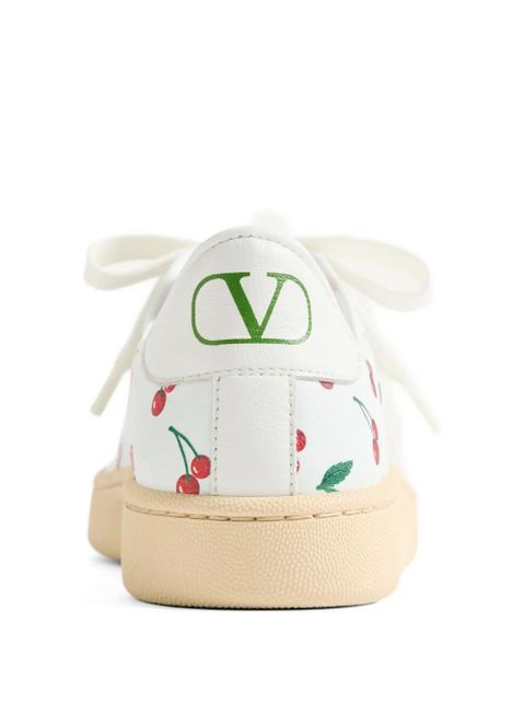 Valentino Garavani Royco cherryfic-print sneakers - White