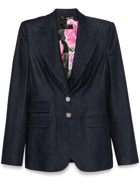 Dolce & Gabbana denim blazer - Blue - zdjęcie produktu nr 1