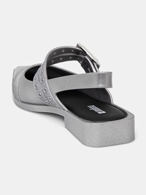 Melissa baleriny LYLIKE kolor srebrny z odkrytą piętą M 35973 - zdjęcie produktu nr 2