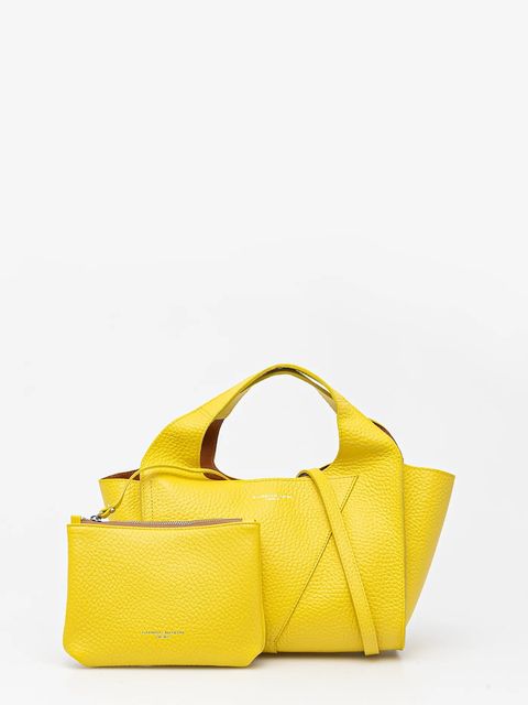 Gianni Chiarini torebka skórzana EUFORIA kolor żółty BS.9554.RNGDBL