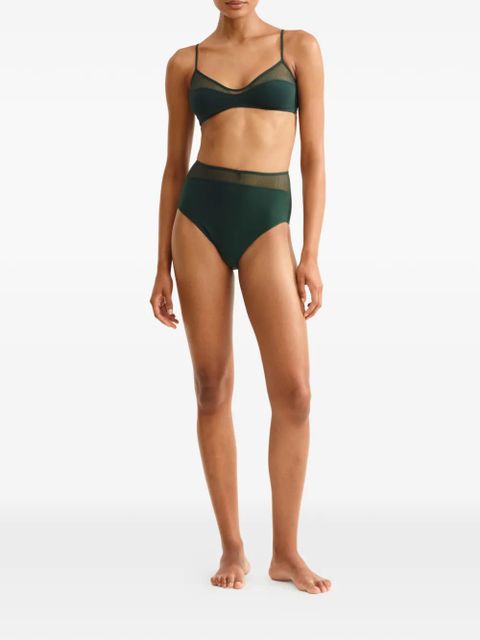 ERES Complice triangle bikini top - Green