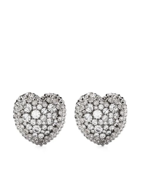 Alessandra Rich Heart earrings - Silver - zdjęcie produktu nr 1