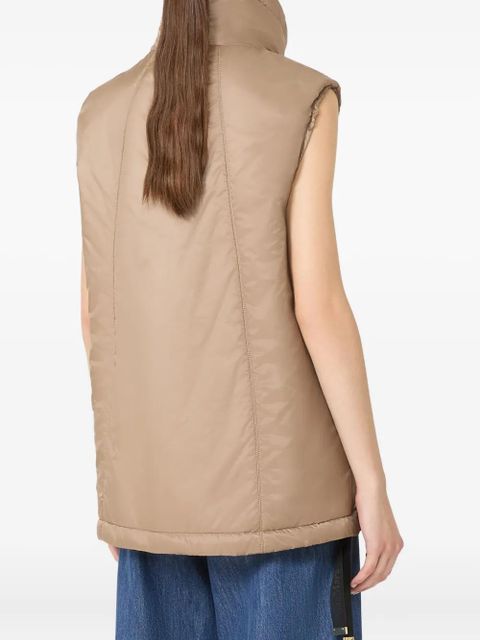 Max Mara high-neck gilet - Neutrals - zdjęcie produktu nr 2