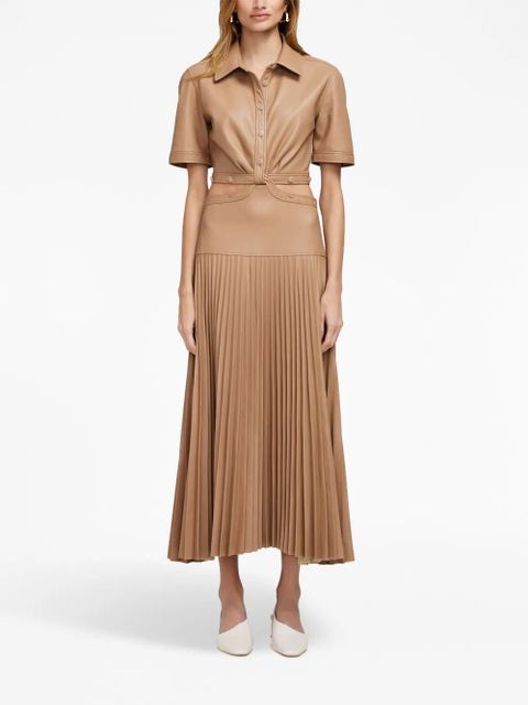 Simkhai Maritza cut-out detail shirtdress - Brown - zdjęcie produktu nr 2