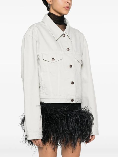 Magda Butrym Classic denim jacket - Neutrals