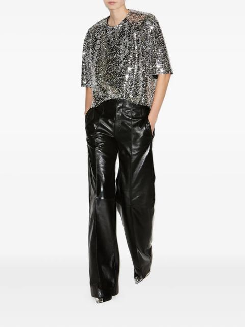 ISABEL MARANT Helga top - Silver