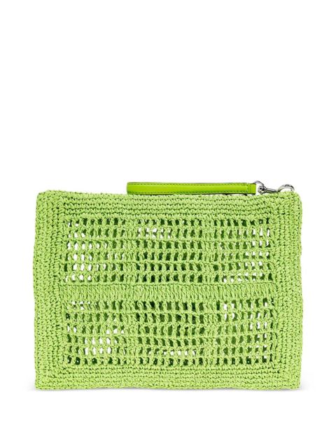 Tory Burch Ella clutch bag - Green - zdjęcie produktu nr 2