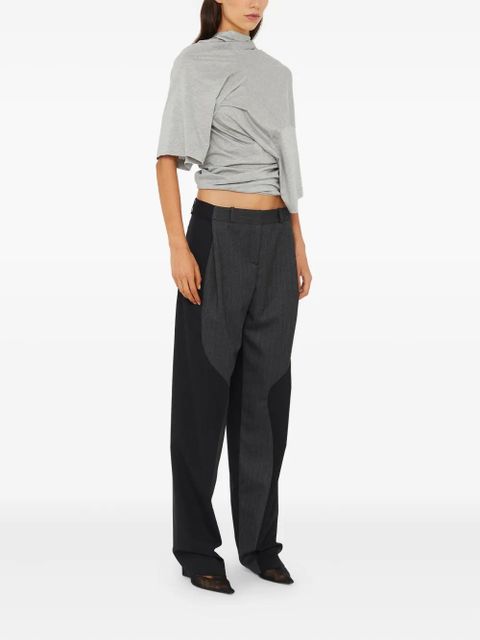 Christopher Esber Distort draped T-shirt - Grey