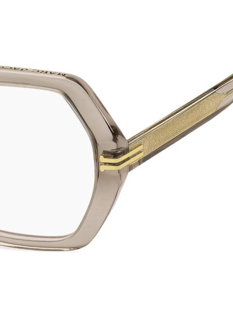 Marc Jacobs geometric-frame glasses - Neutrals - zdjęcie produktu nr 2