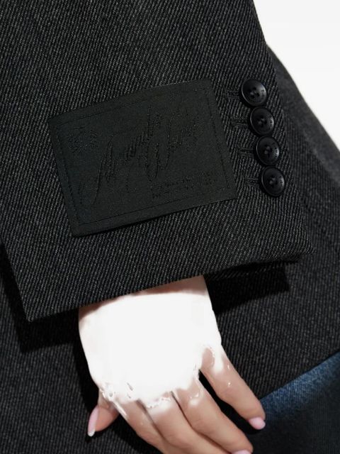 Alexander Wang elastic-waistband blazer - Grey