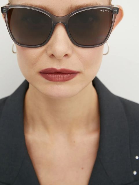 VOGUE okulary przeciwsłoneczne damskie kolor transparentny - zdjęcie produktu nr 1
