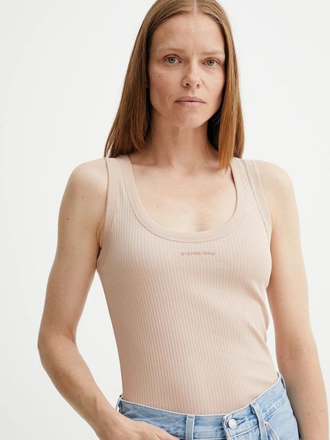 G-Star Raw top damski kolor pomarańczowy D26065-D253