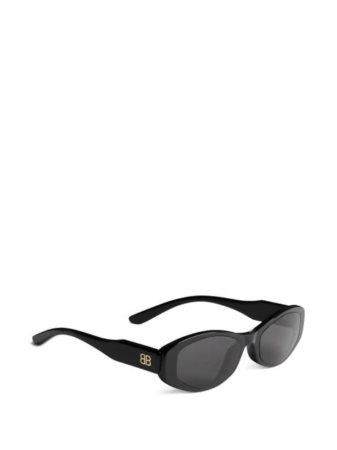 Balenciaga Eyewear Nova oval sunglasses - Black - zdjęcie produktu nr 2