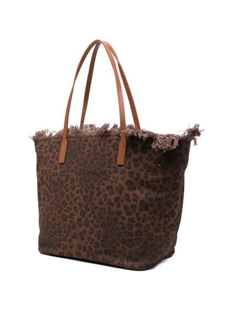 MC2 Saint Barth regular City fringed-detail tote bag - Brown - zdjęcie produktu nr 2