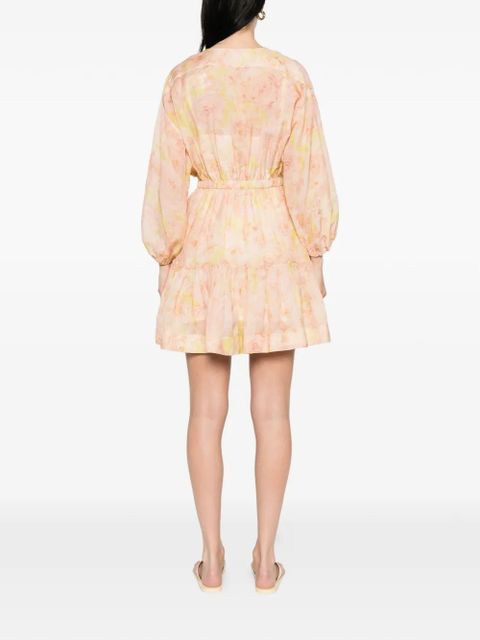 SANDRO Provenza floral mini dress - Pink