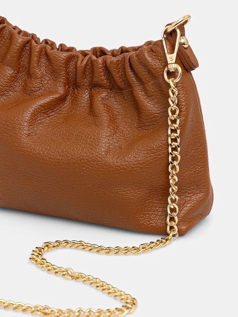 Answear.LAB kopertówka skórzana kolor brązowy