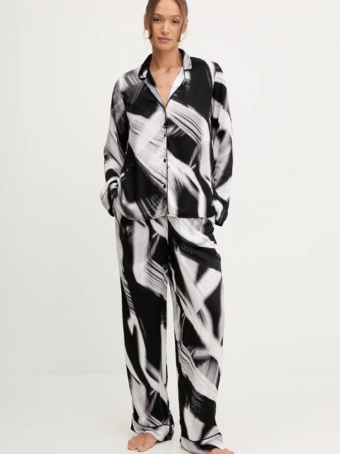 Dkny piżama damska kolor czarny YI90070 - zdjęcie produktu nr 1