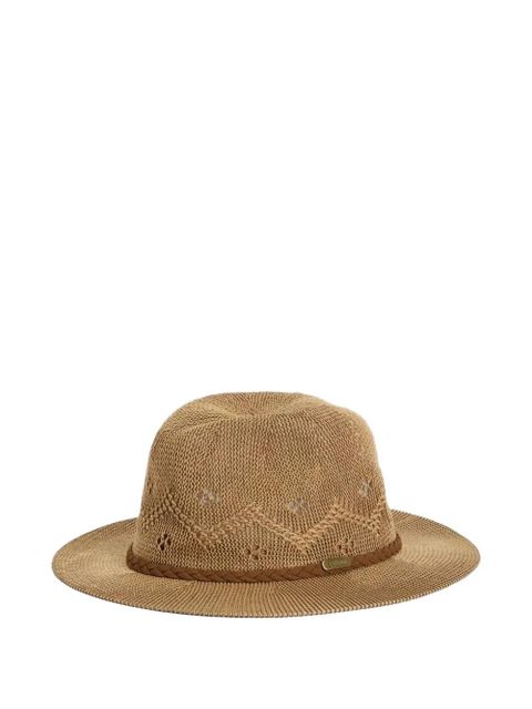 Barbour woven braided trilby hat - Neutrals