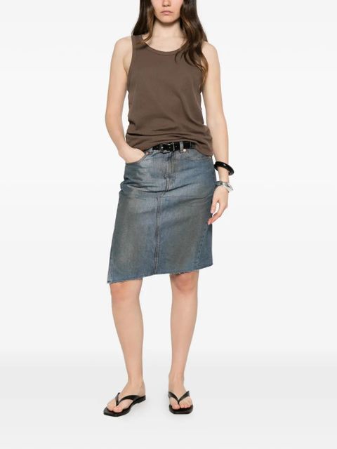 OUR LEGACY Craft asymmetric skirt - Blue - zdjęcie produktu nr 2