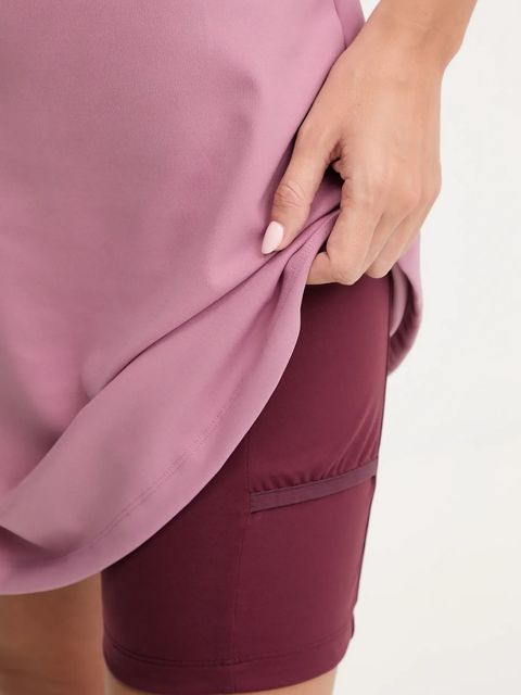 EA7 Emporio Armani sukienka sportowa kolor różowy mini rozkloszowana AF19155.7W000560