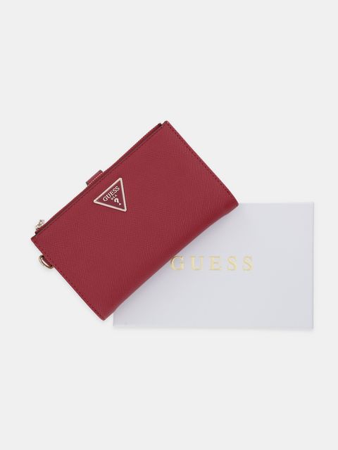 Guess portfel LAUREL damski kolor czerwony SWZG74 59157 - zdjęcie produktu nr 2