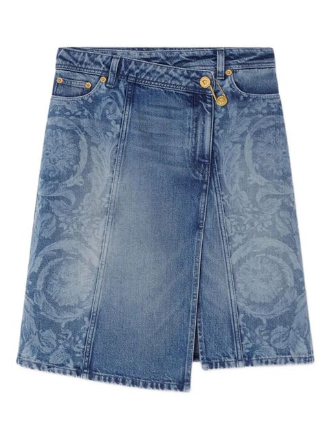 Versace asymmetric denim skirt - Blue - zdjęcie produktu nr 1
