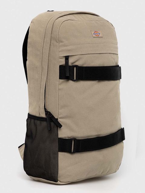 Dickies plecak kolor beżowy duży gładki - zdjęcie produktu nr 2
