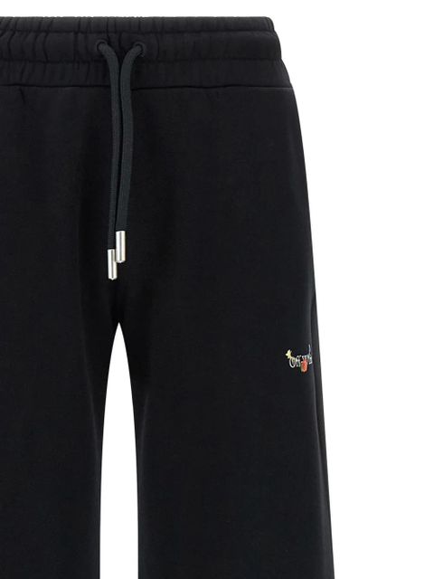 Off-White Bookish Flowers trousers - Black