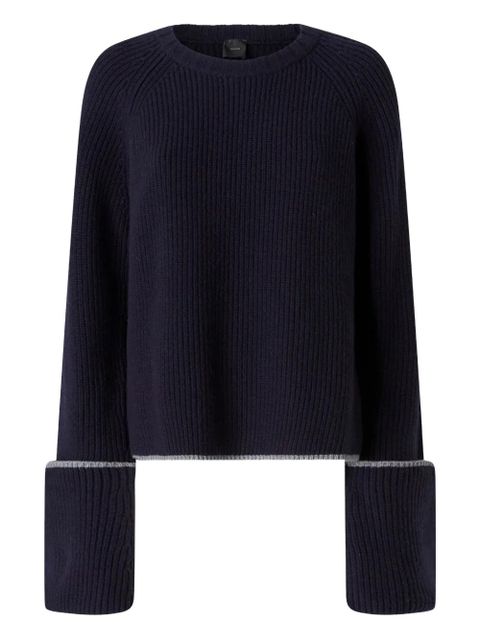 PINKO ribbed sweater - Blue - zdjęcie produktu nr 1