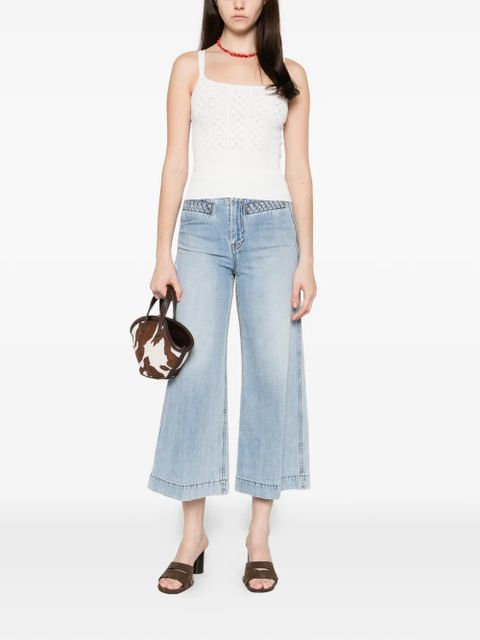 JW Anderson ribbed-knit tank top - White