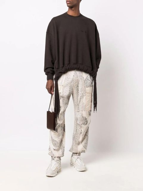 AMBUSH multi-cord crew-neck sweatshirt - Brown - zdjęcie produktu nr 2