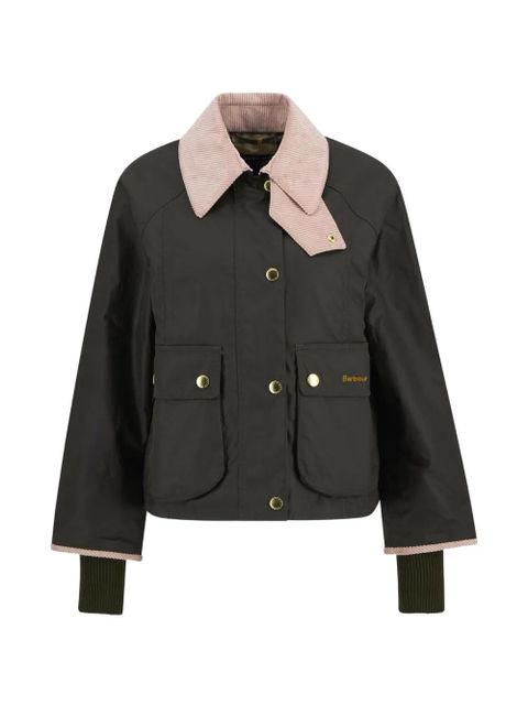 Barbour Beadnell cropped jacket - Green - zdjęcie produktu nr 1