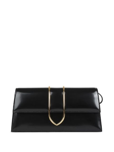 Jacquemus metal flap shoulder bag - Black