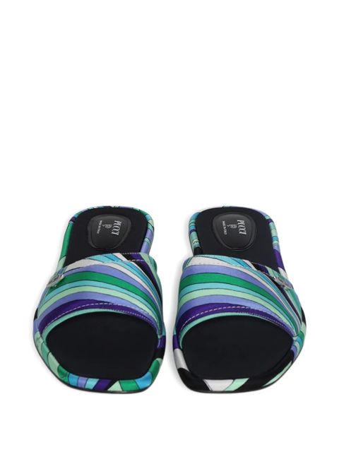 PUCCI Yummy patterned sandals - Green