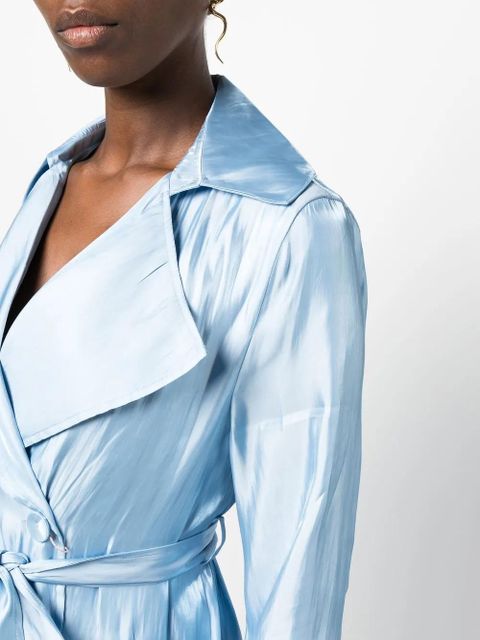 Cult Gaia Jasira long double-breasted coat - Blue - zdjęcie produktu nr 2