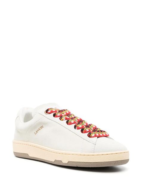 Lanvin Lite Curb suede sneakers - White - zdjęcie produktu nr 2