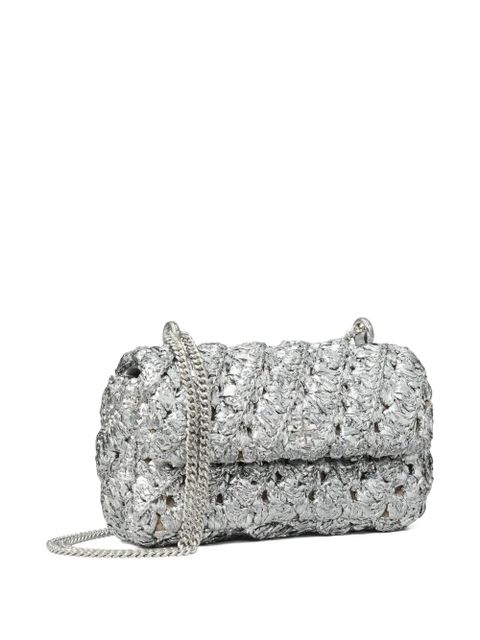 Tory Burch mini Kira cross body bag - Silver